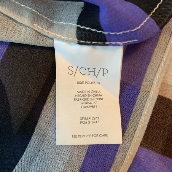 CAbi | sleeveless sheer stripes blouse - Picture 5 of 6